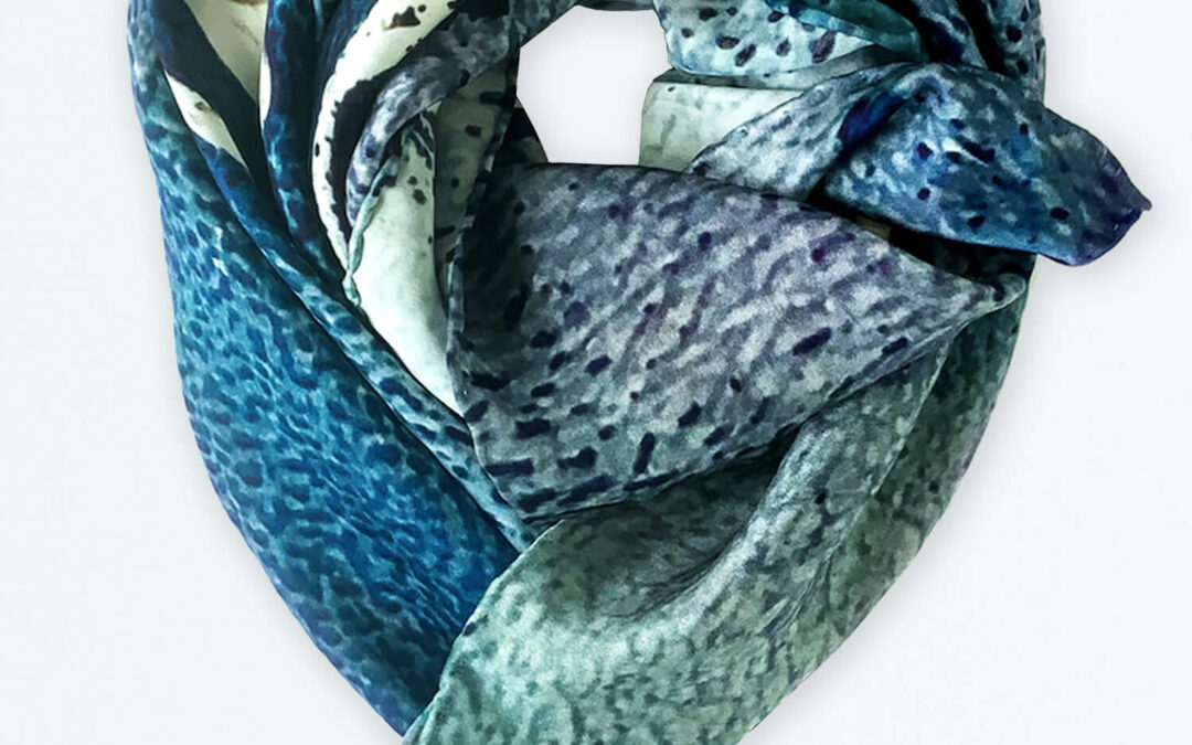 Agapanthus-silk-scarf