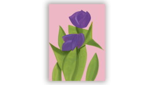 Alex Katz | Purple Tulips 2 2021