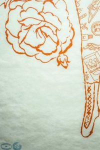 Andy Warhol, Tattooed Woman Holding Rose
