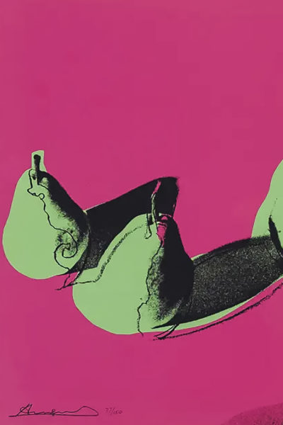 Andy Warhol | Space Fruits: Still Life Pears 1979