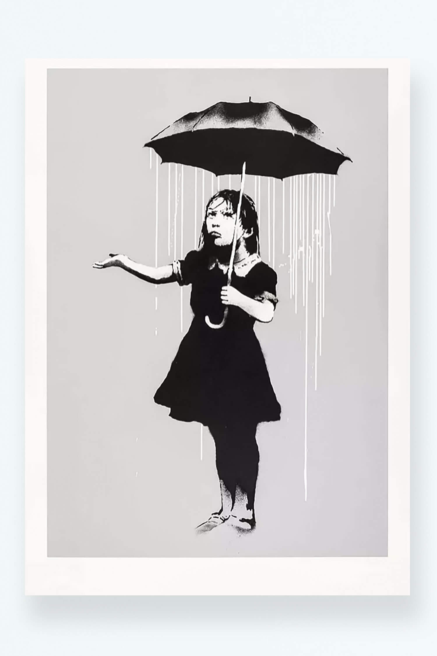 Banksy | Nola (White Rain), 2008