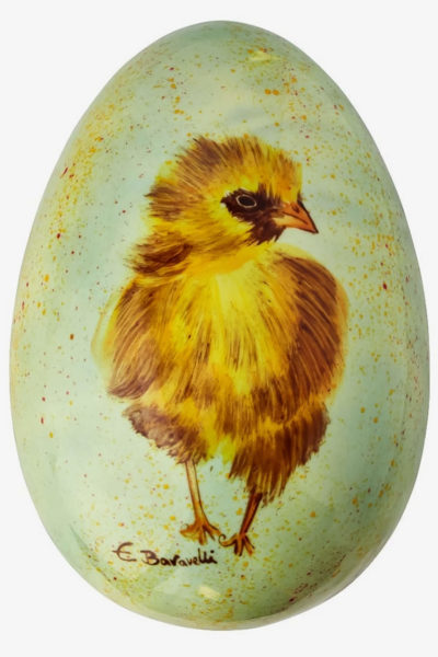 Hand-Painted Chick Easter Egg