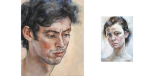 The Whisper Gallery-portfolio Royal Society Portrait Painter Anthony Connolly celebrated portrait painter, Prince of Wales Prize, Portrait Drawing Portrait paintings, portrait drawings, biographical information, method of working and pricing structure for portrait commissions for Anthony Connolly.
