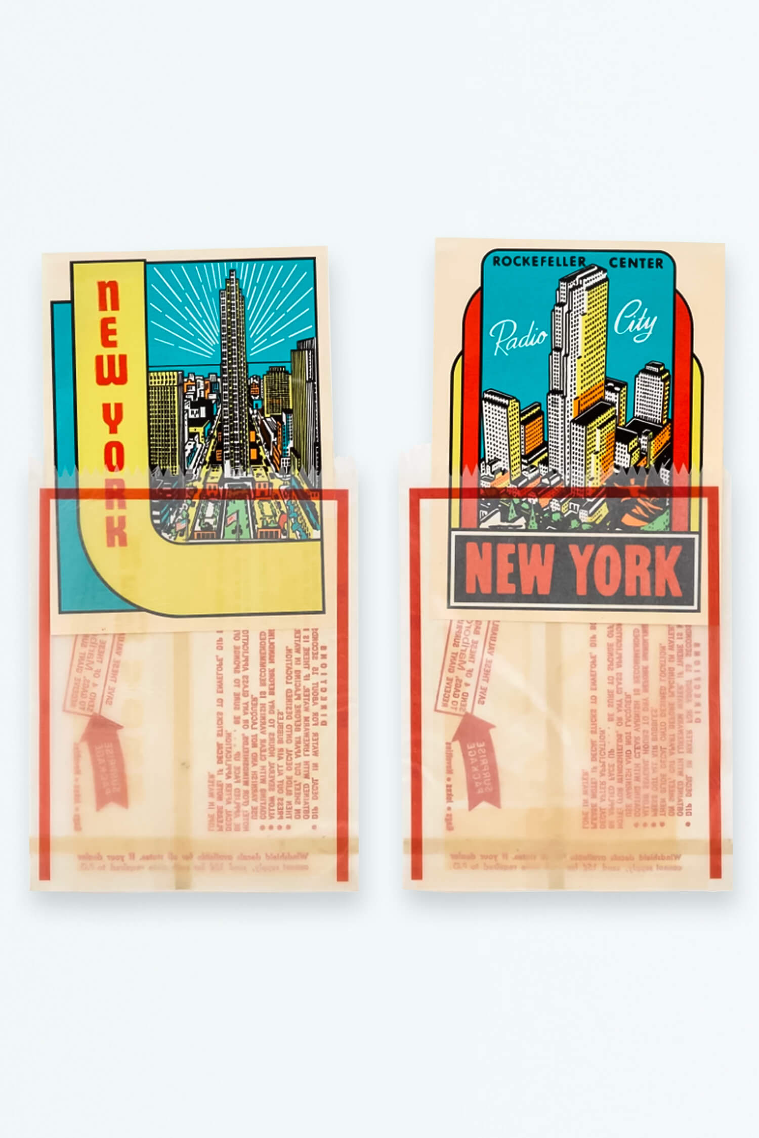 Joe Tilson | New York Decals 3 and 4