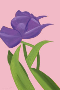 Alex Katz | Purple Tulips 1 from the Flowers Portfolio