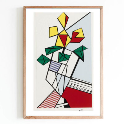 Roy-Lichenstein-Flowers-framed