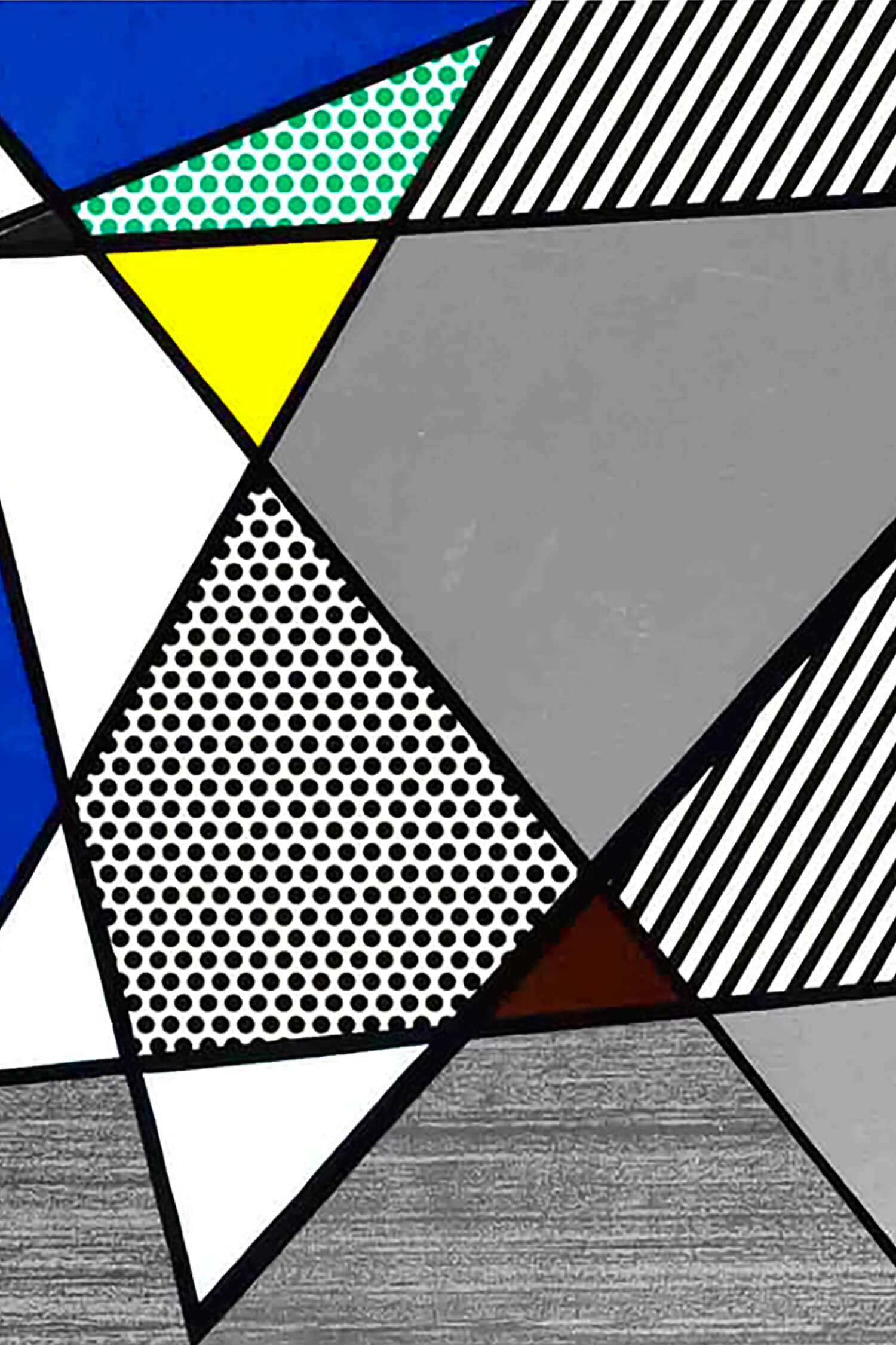 Roy Lichtenstein | Imperfect Diptych from Imperfect Series