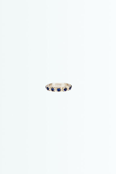 White Gold & Sapphires Eternity Ring