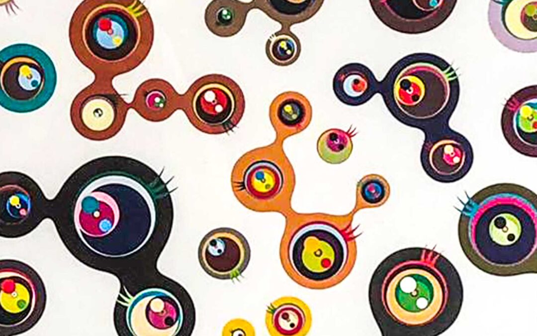 Takashi-Murakami-Jelly-Fish-eyes-white-5-print-original