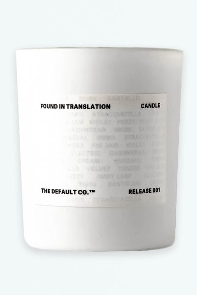 The Default Co | Found In Translation Mini Candle