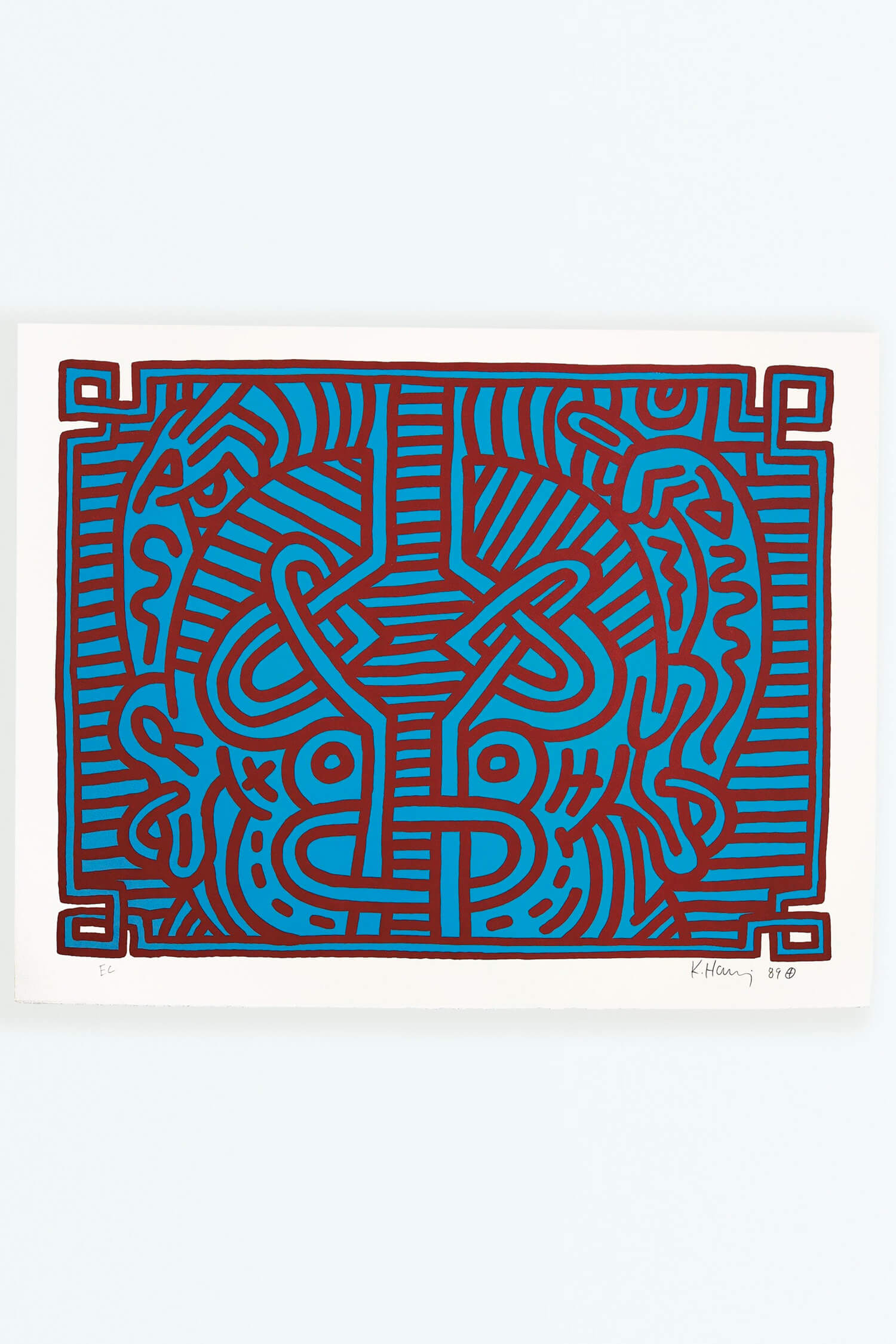 Keith Haring | Chocolate Buddha 1 (1989)