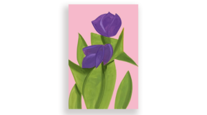 Alex Katz | Purple Tulips 2